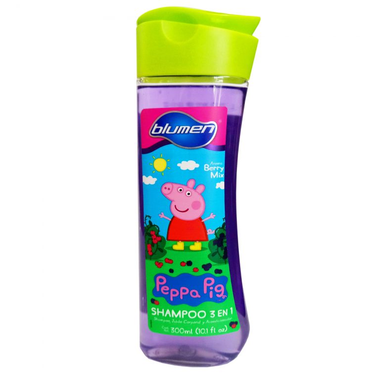 SHAMPOOS PEPA PIG 3 EN 1 300 ML BERRY MIX Dalse s.a. de c.v.